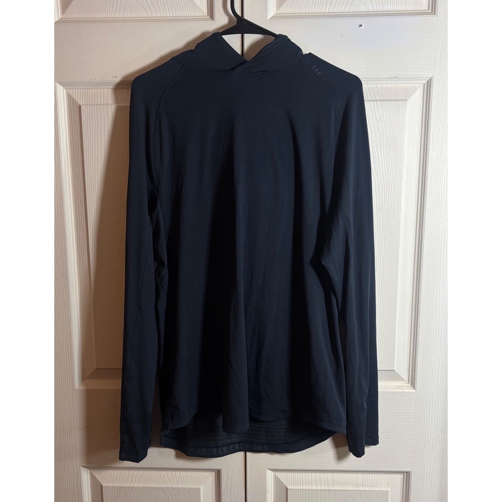 Lululemon Vent Tech Hoodie Navy Blue Mens Running Training Pullover L